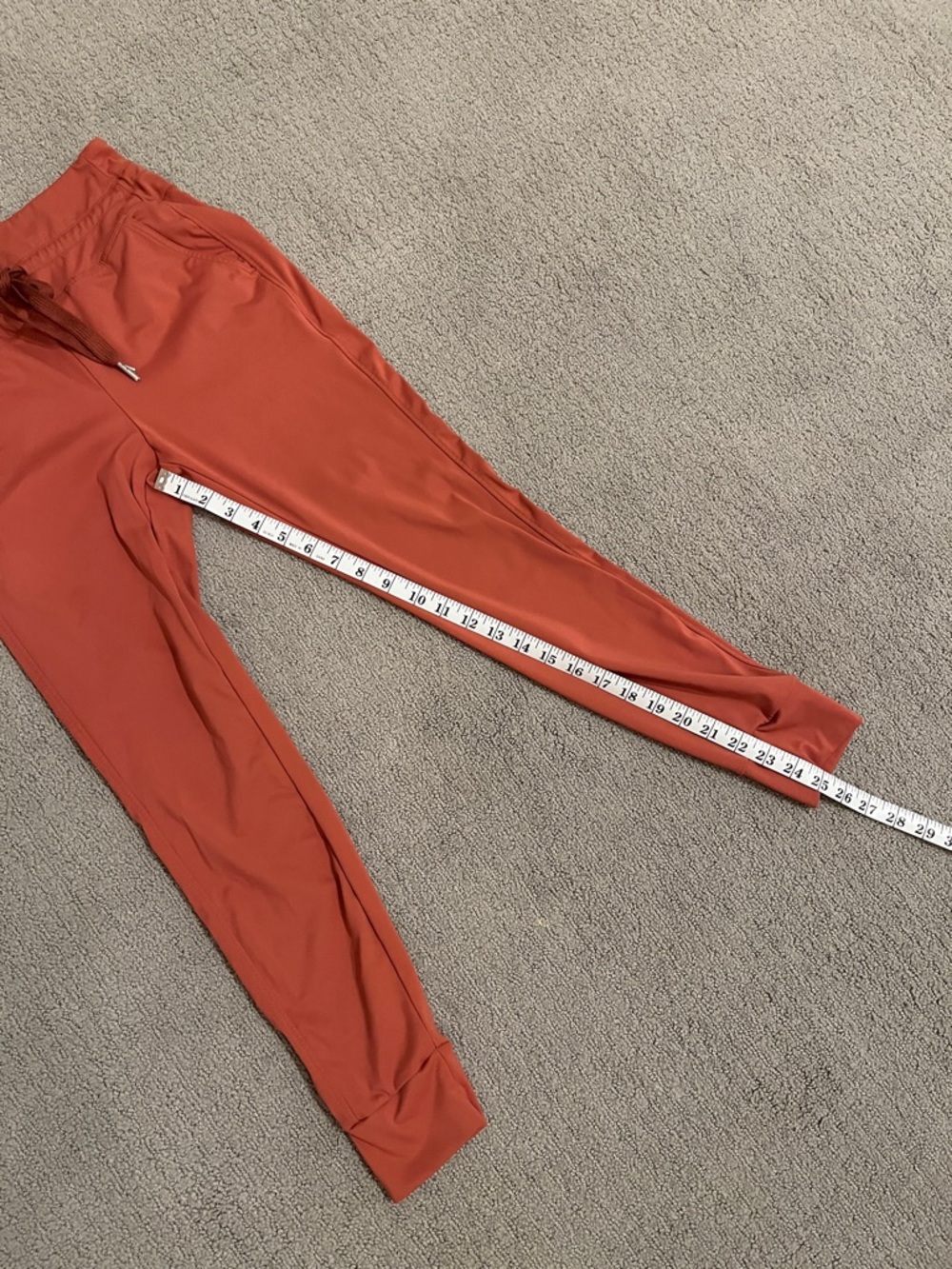 🩷 Cloudful Air High Waisted Drawstring Side Pocket Plain Full Length Joggers - Picture 7 of 7